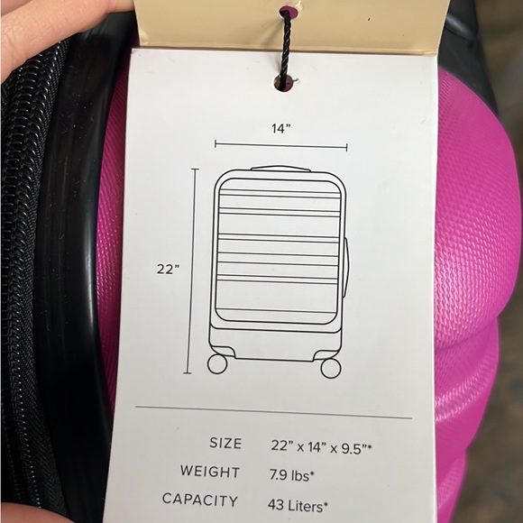 Calpak Front Pocket Carry On Luggage - Voyagr Collection - BRAND NEW - Picture 9 of 10